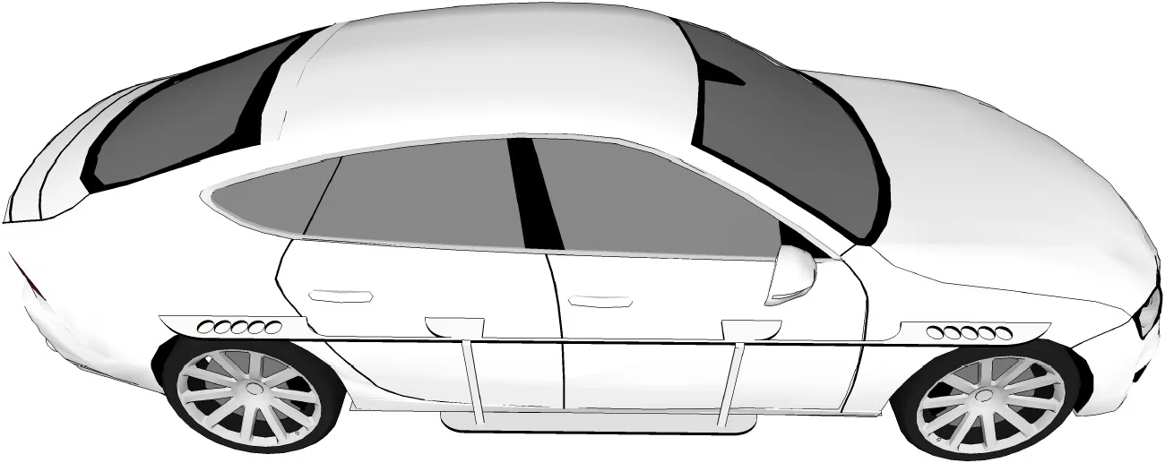 The Dent Bot bolts to the bottom of the car