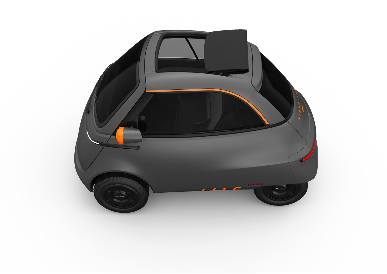 The Microlino Lite comes with a sunroof "for that convertible feeling in summer"