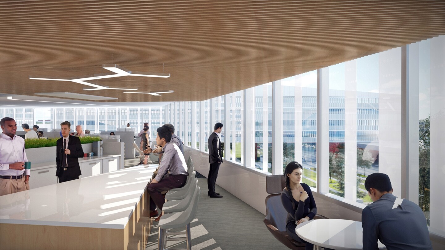 Workspaces will be filled with more natural light
