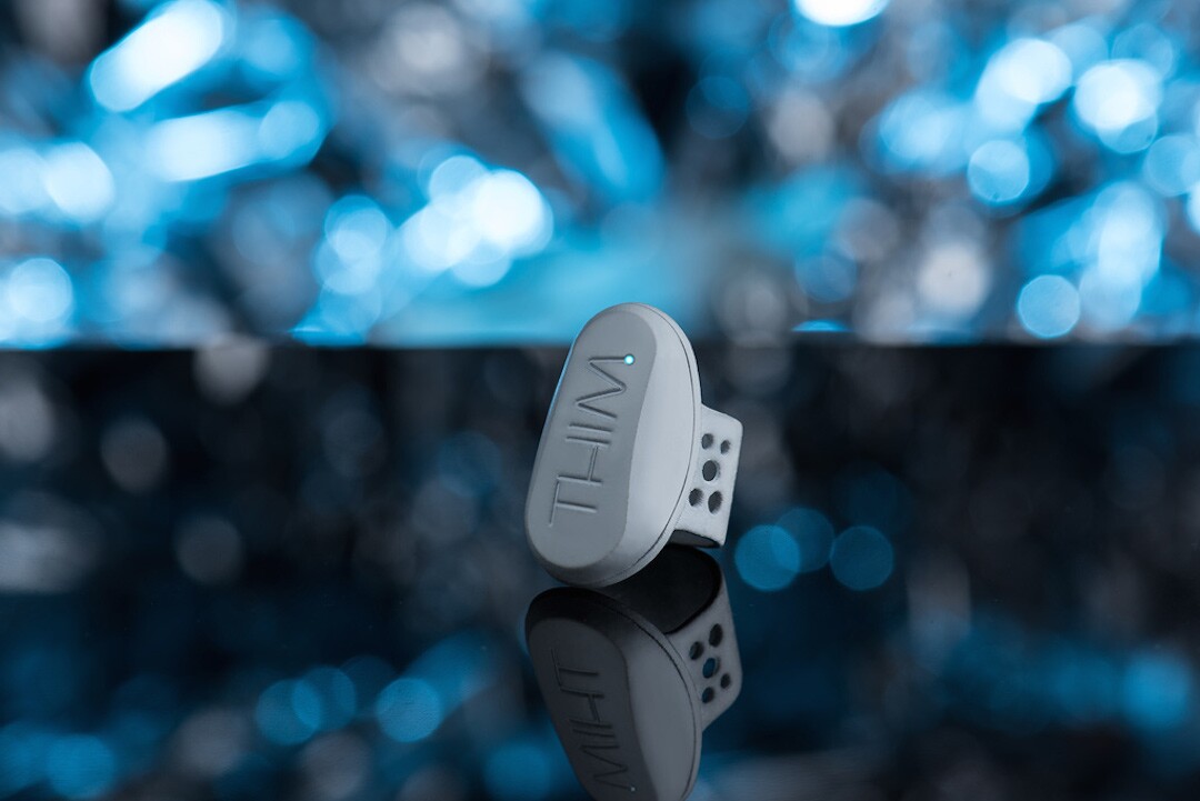 Thim is designed to be unintrusive, worn on the finger as you go to bed