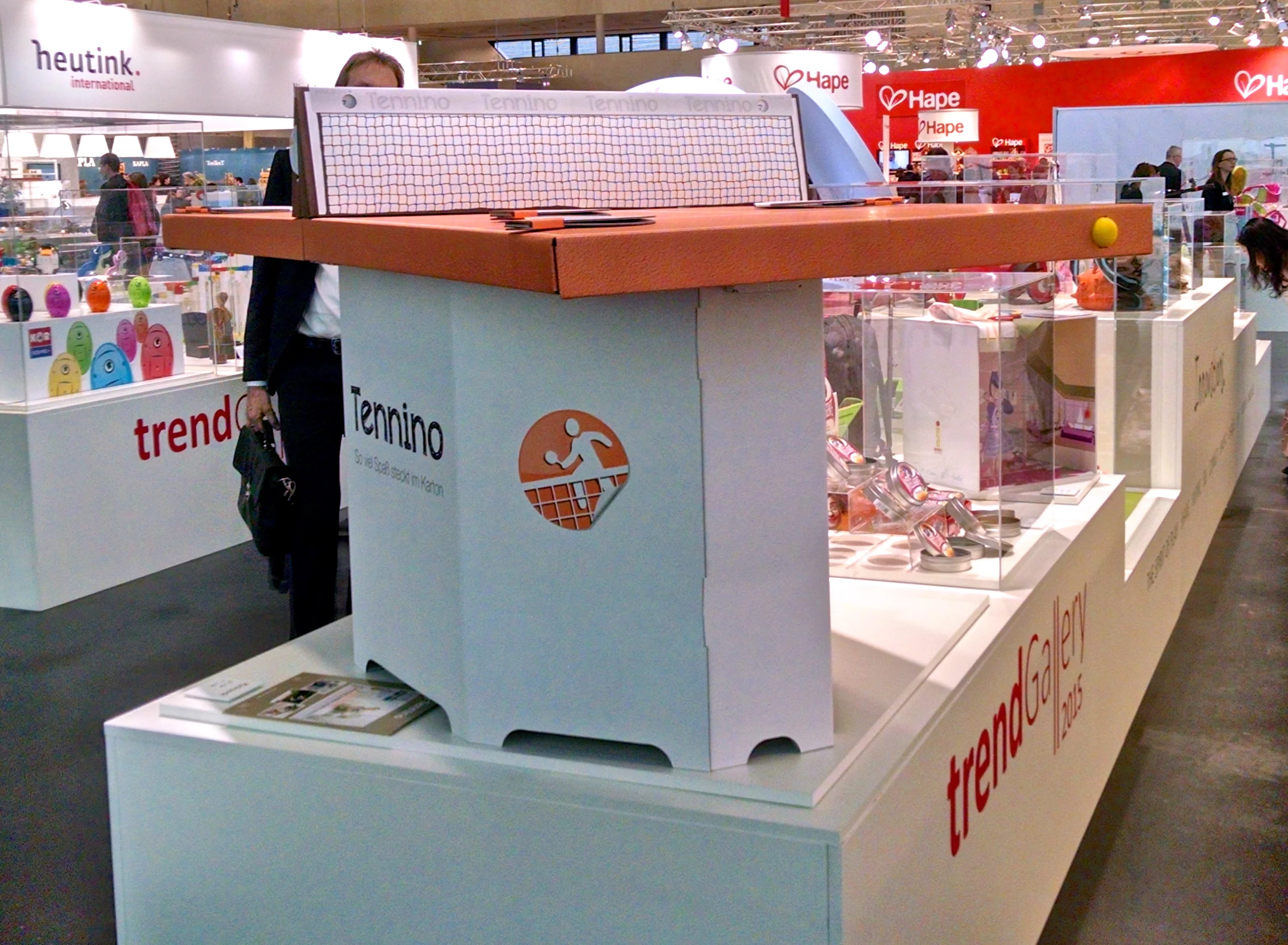 Tennino on display at the 2015 Nuremberg Toy Fair Trend Gallery (Photo: C.C. Weiss/Gizmag)
