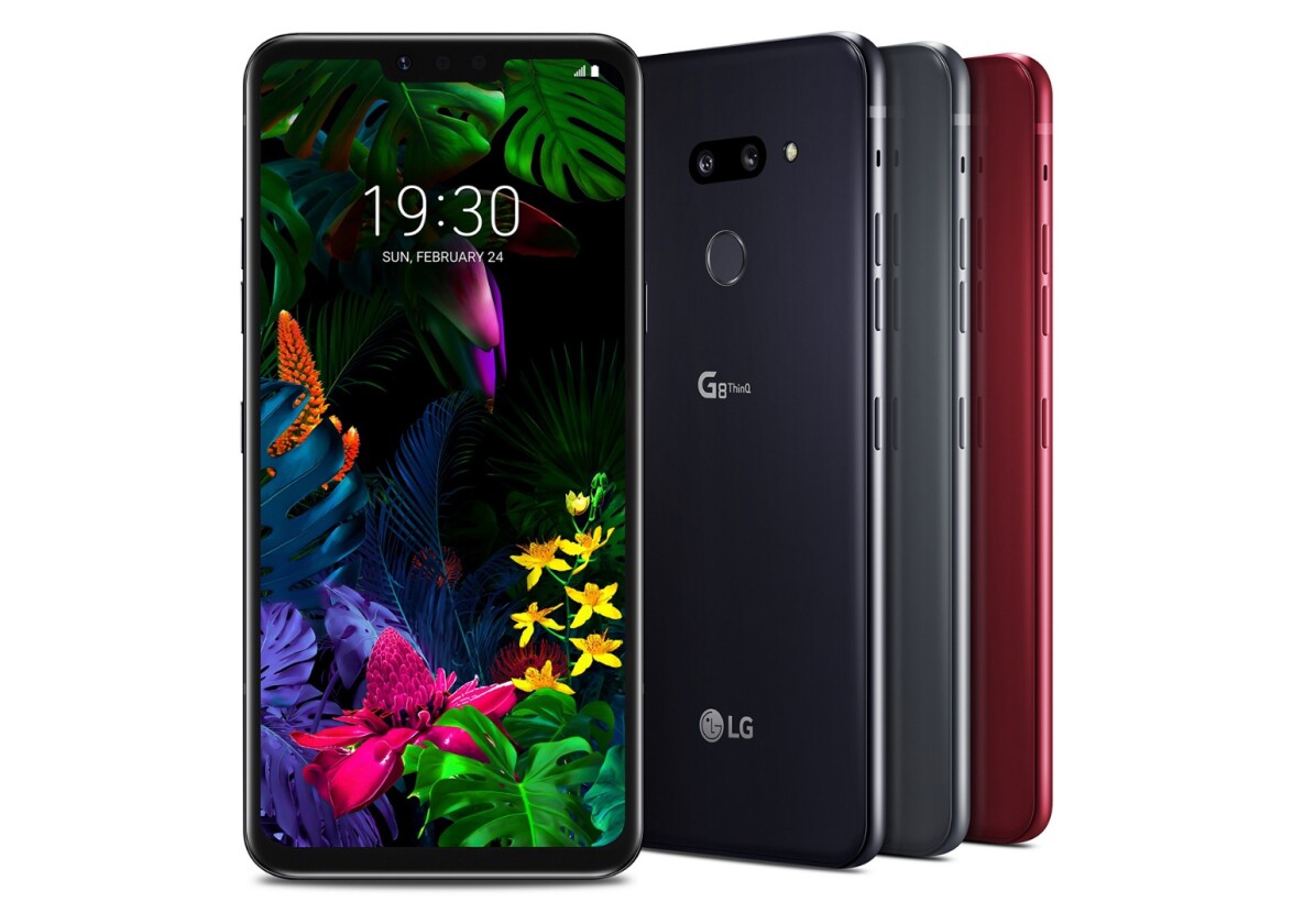 The main LG G8 ThinQ offers a 6.1-inch screen and a Snapdragon 855 processor