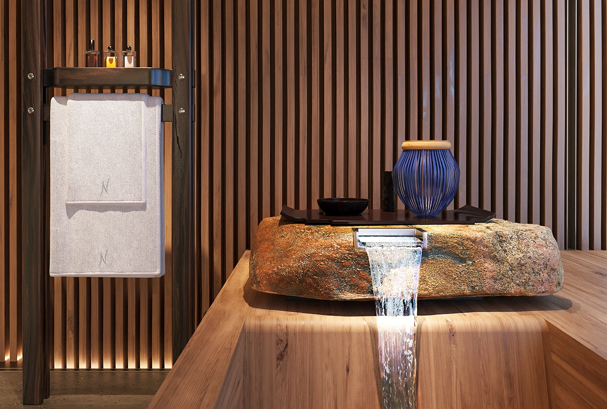 Water features inspired by nature
