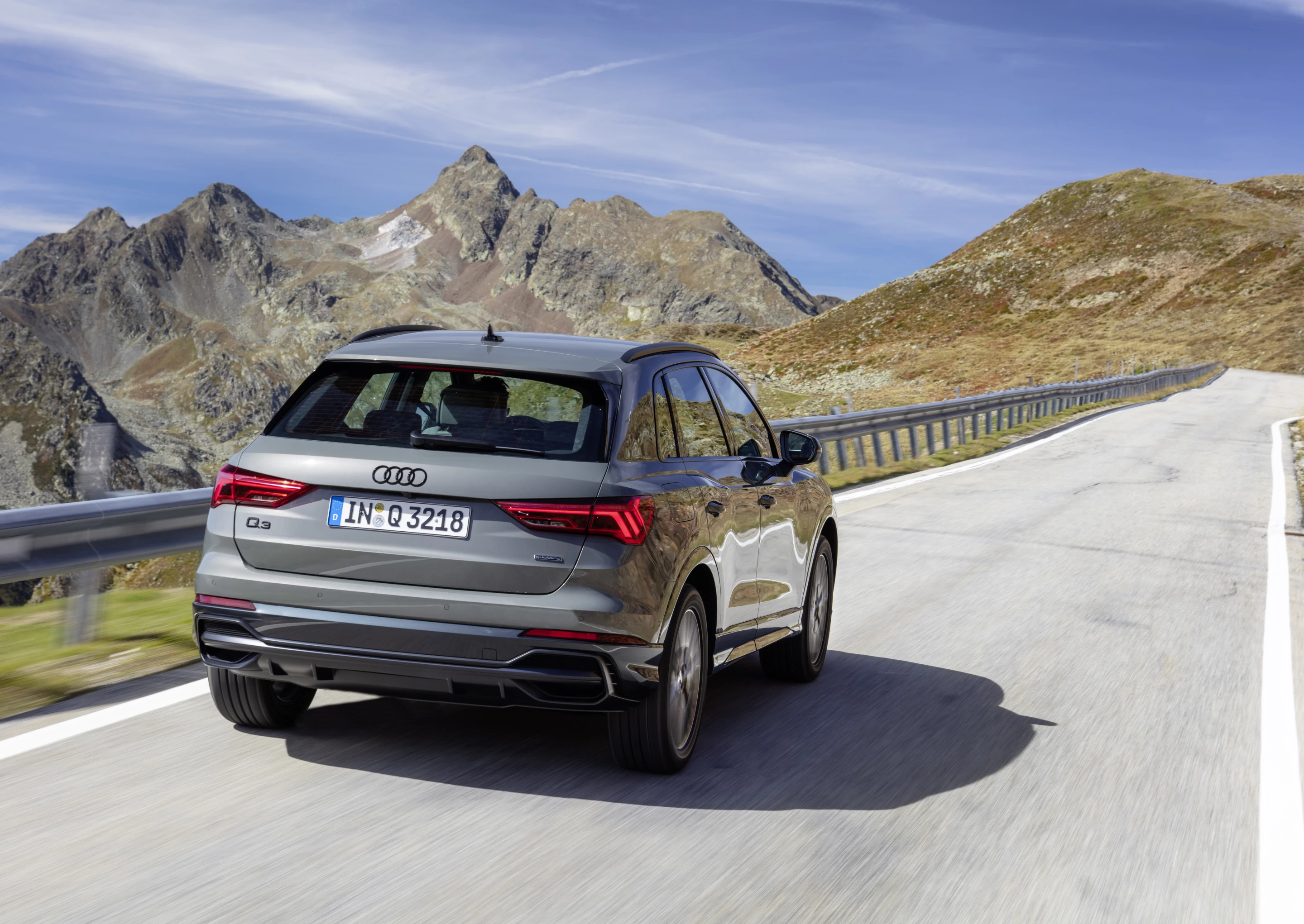 The Audi Q3 has a large cargo area that accommodates a lot more than the vehicle's size might suggest