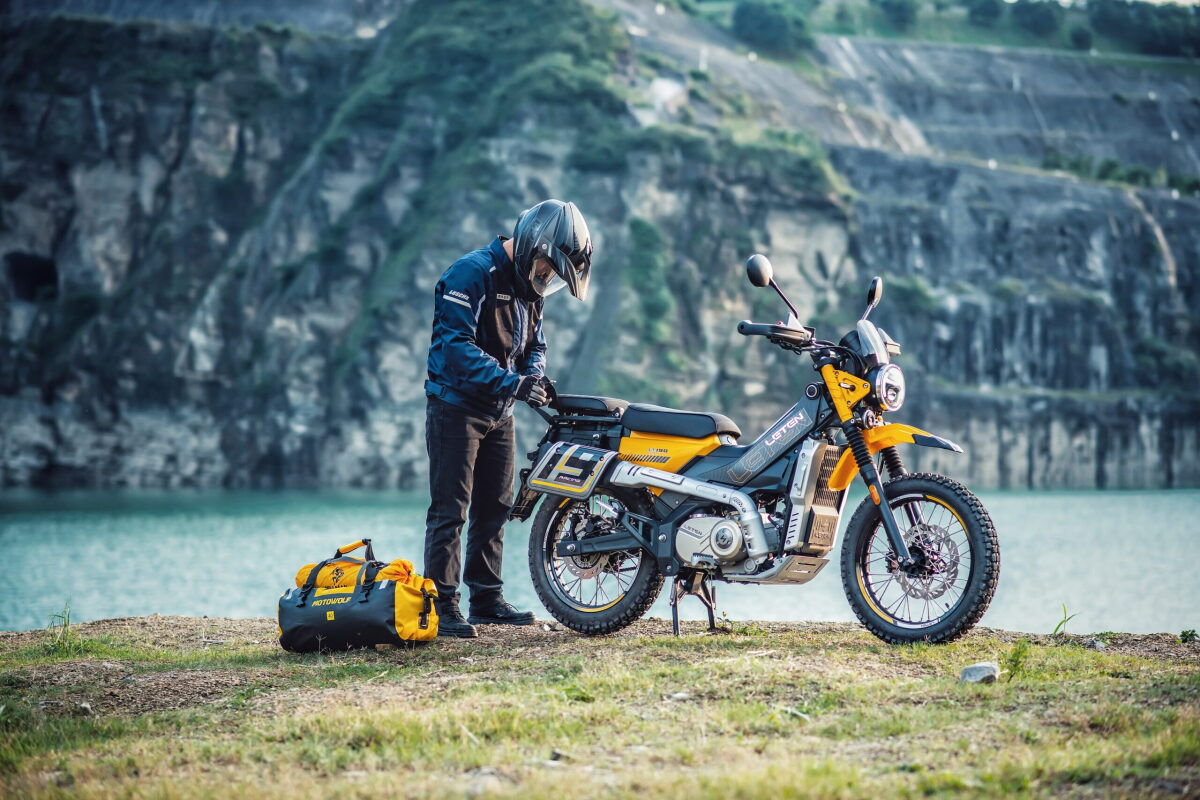 $4,700 twist-and-go adventure bike may lure scooter riders off pavement