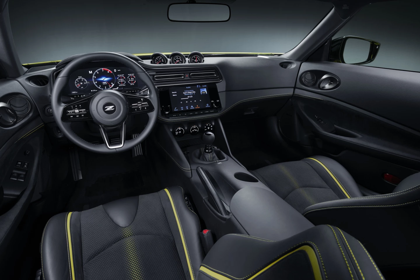 At the wheel