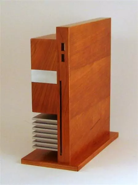 The cherry veneer will darken over time