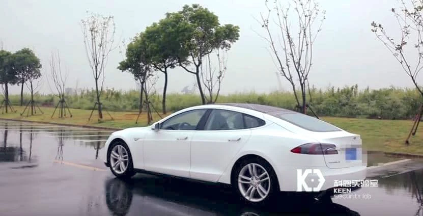 This Tesla's brakes were manipulated remotely from several miles away