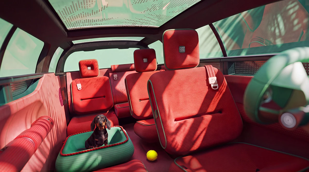 Imagine traveling with your four-legged buddy in their 'Petsenger' seat like this