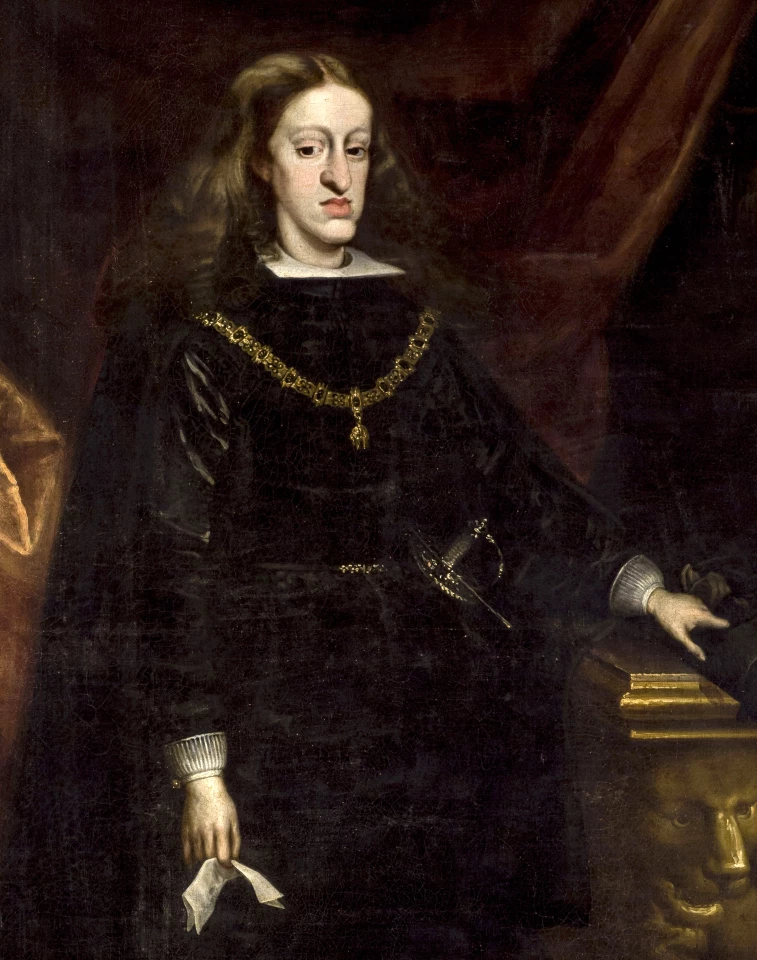 Charles II of Spain painted by Juan Carreño de Miranda around 1685