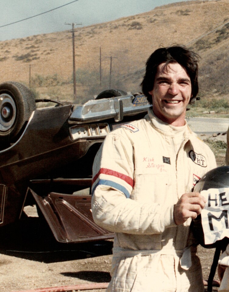Decades as a professional stuntman have seen Braun upside down in exploding cars many times
