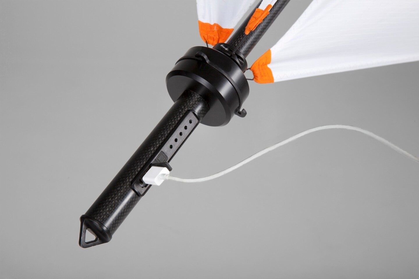 The turbine has a standard USB output