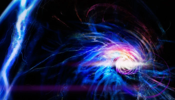 An artist's rendition of quantum ball lightning, which a research team has managed to create in the lab