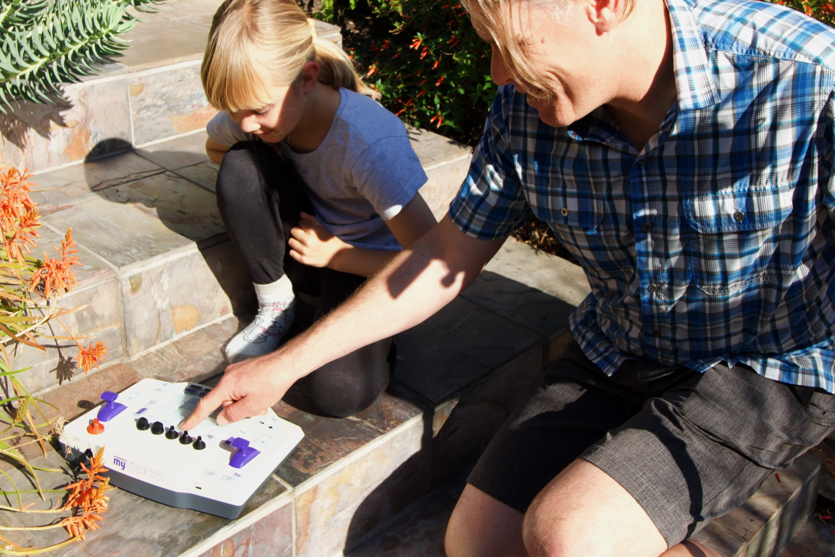 The upcoming Blipblox SK2 synth and Blipblox myTracks production studio (shown) are designed to make music creation easy, engaging and so much fun that parents with want to get involved