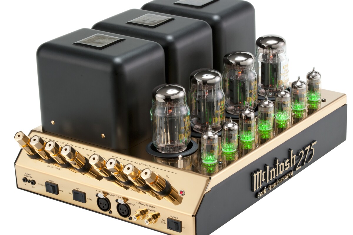 McIntosh launches 50th Anniversary edition MC275 Tube Power Amplifier
