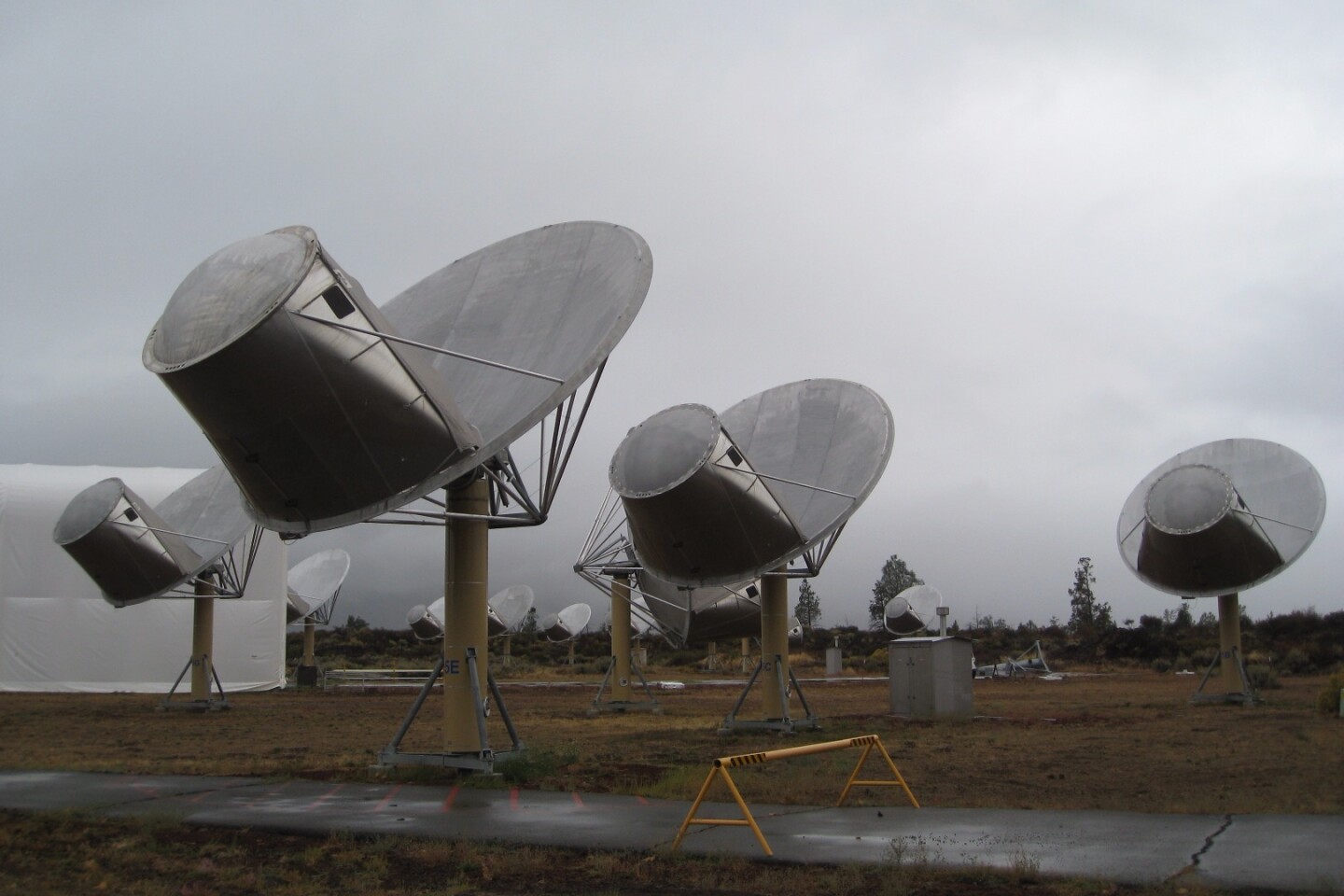 The Allen Telescope Array was built as part of the SETI effort