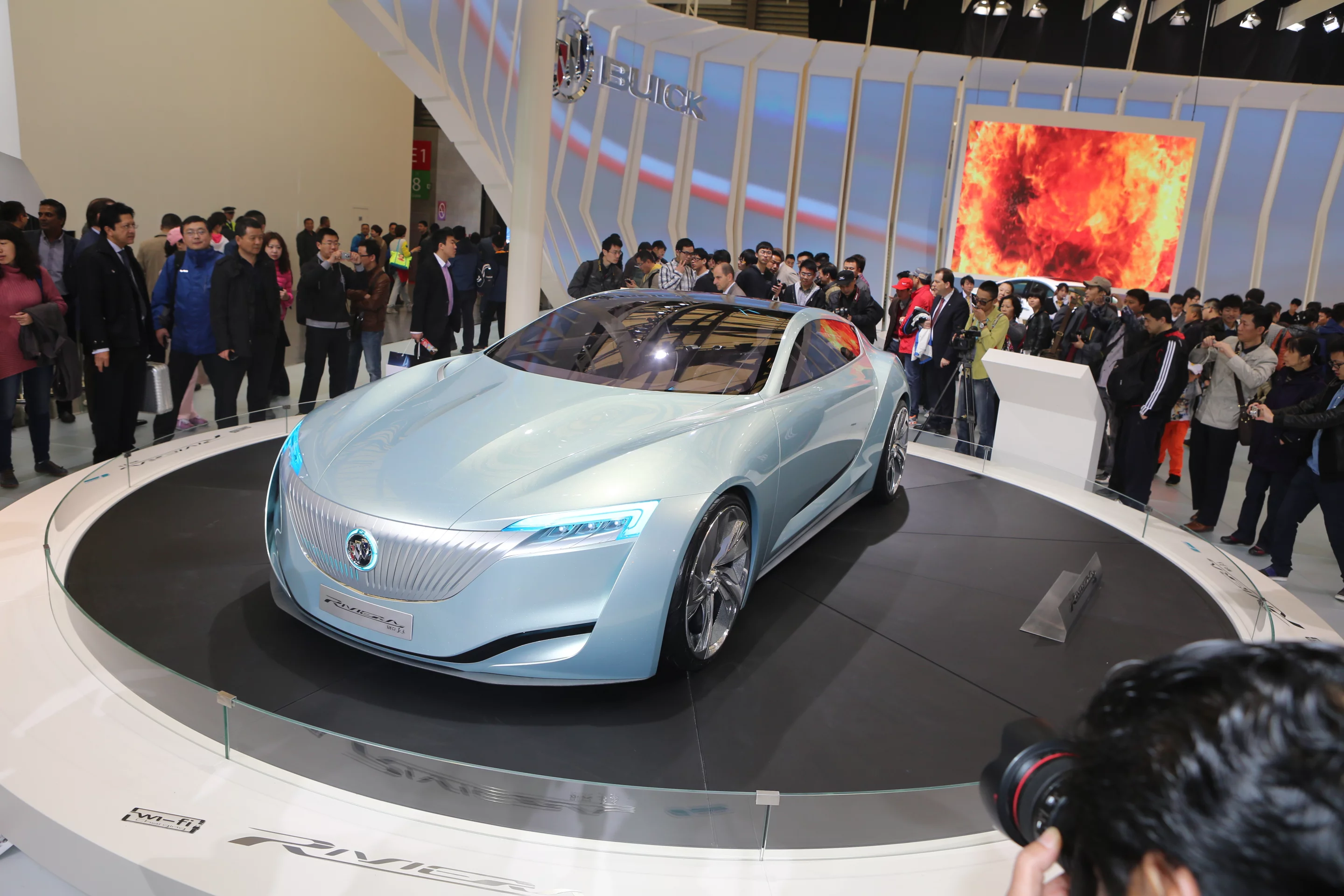 The Buick Riviera concept debuts at the 2013 Shanghai Auto Show