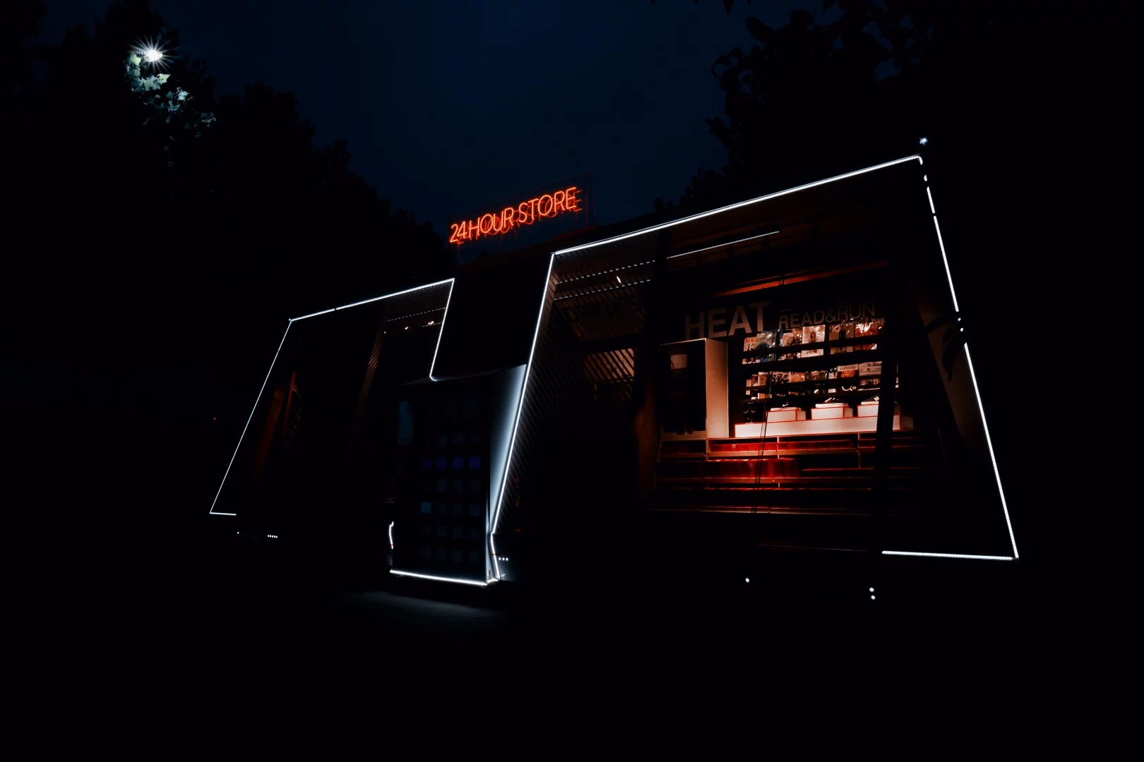 With one side of each Moby almost completely covered with a 400-inch television screen, Moby units will also act as mobile billboards