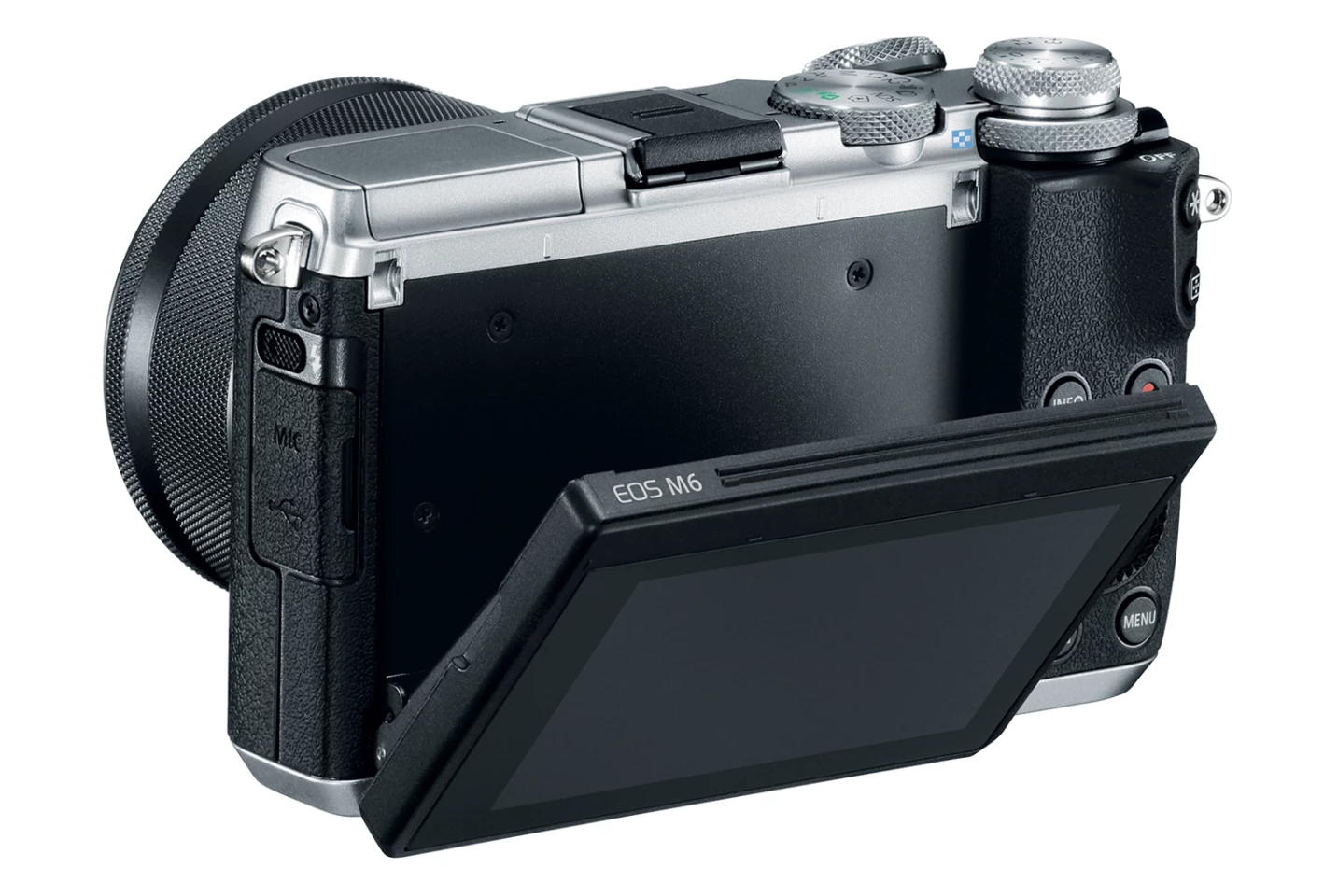 There are a number of physical controls on the Canon EOS M6 mirrorless camera