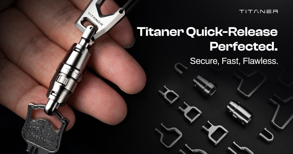 Titaner EDC Connector brings modular, precision-built carry to the pocket