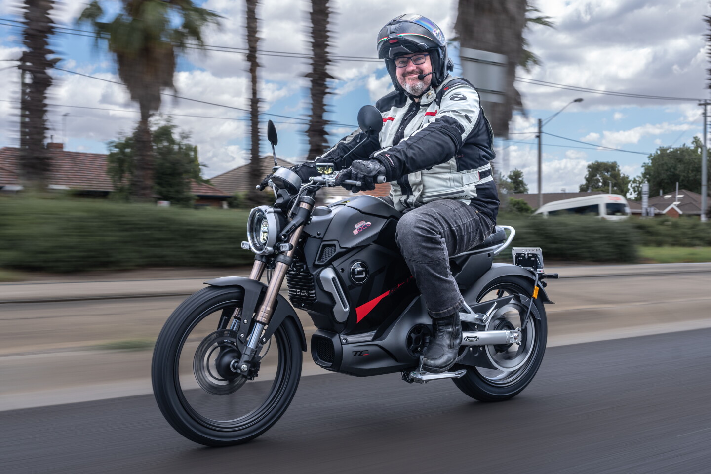 Forgive the goofy grins, some time has passed between test drives!