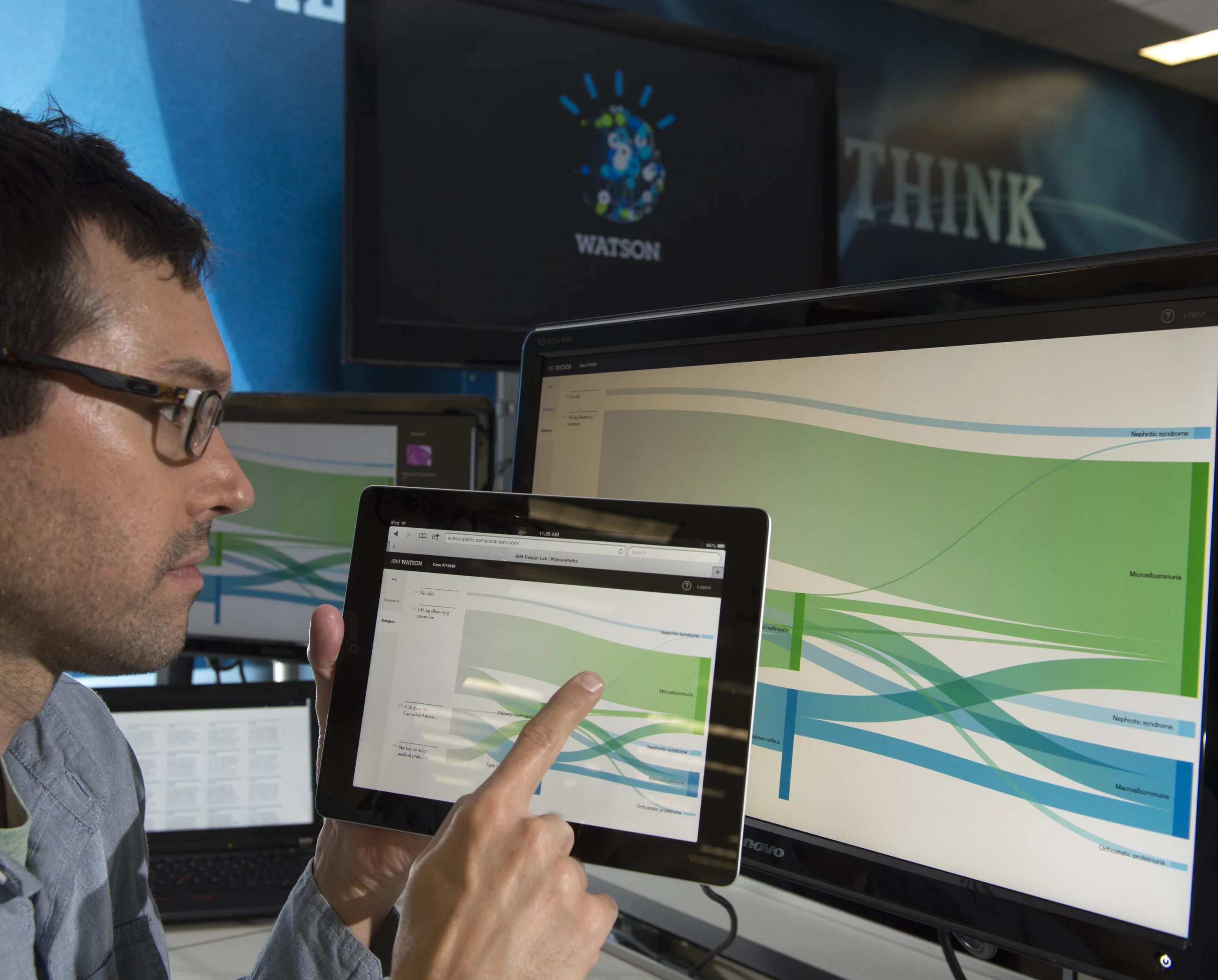 WatsonPaths uses natural language and the ability to process unstructured data to aid diagnosis