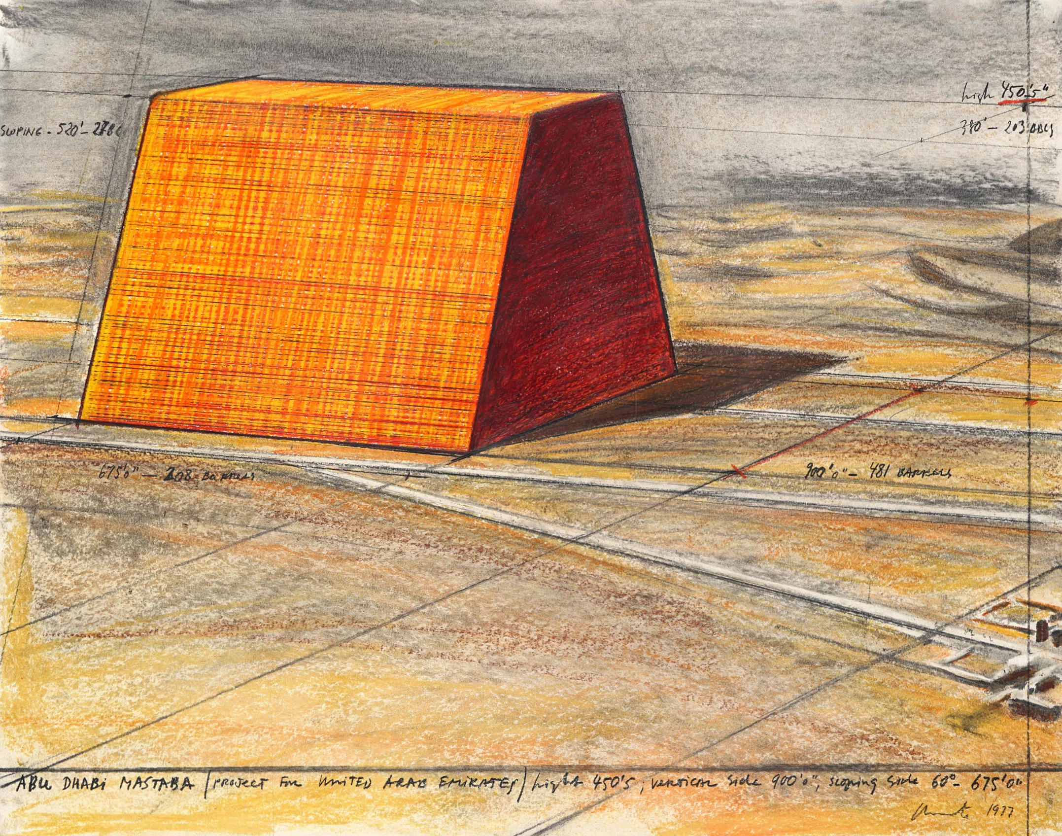 The Mastaba is planned for a desert location 160 km (roughly 100 miles) south of Abu Dhabi, UAE