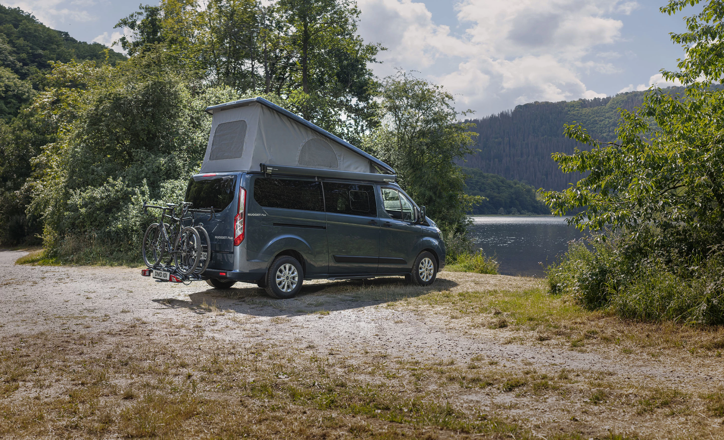 The pop-up Nugget Plus is the fourth model in the Nugget family, joining the high-roof Nugget Plus, Nugget with pop-up roof, and Nugget with fixed high roof