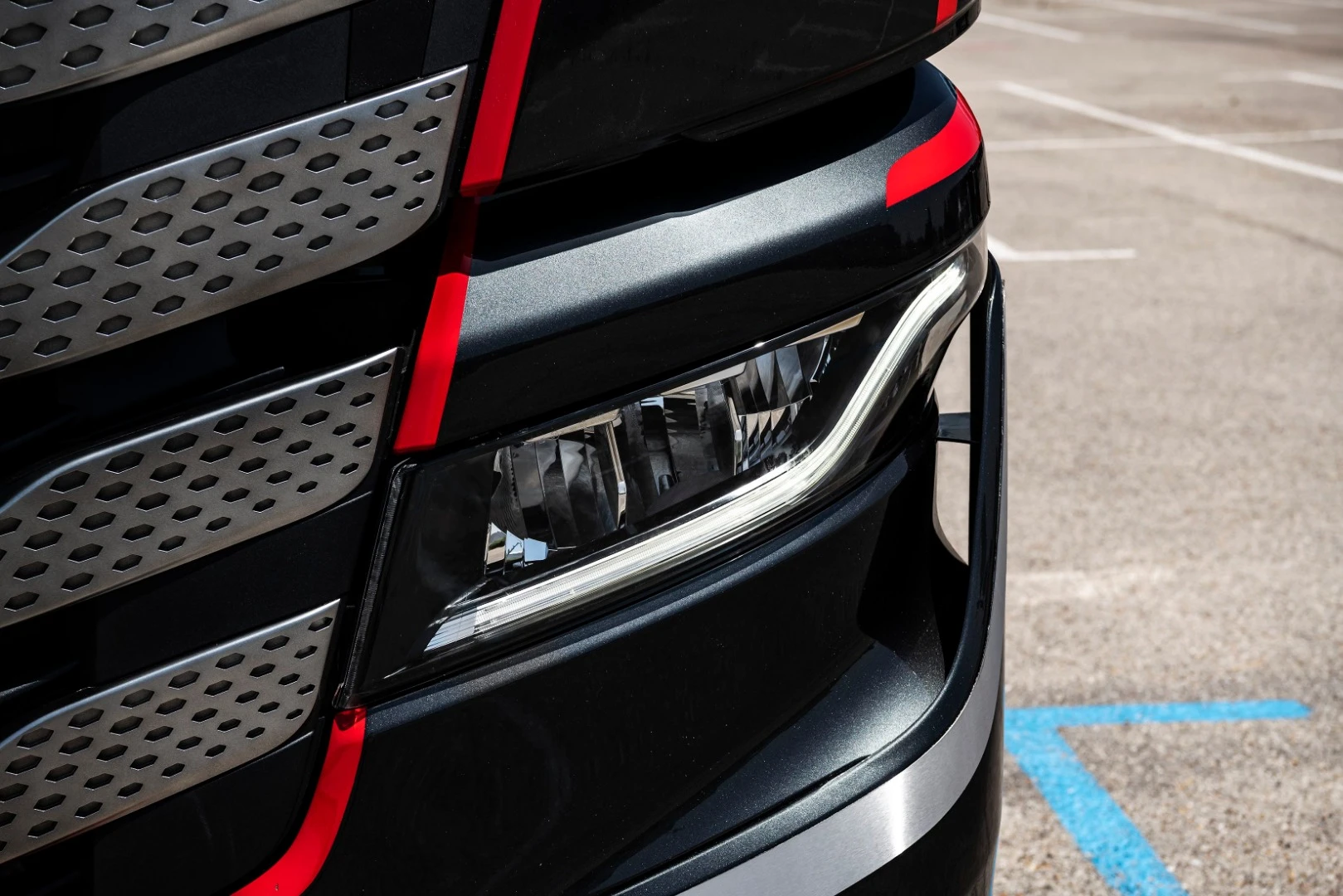 Front detail on Iveco's Fit Cab concept