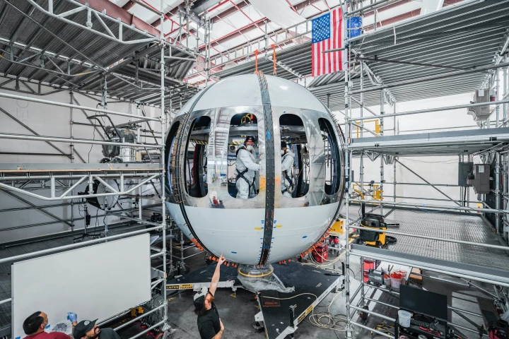 This version of the Spaceship Neptune capsule will be the subject of upcoming test flights