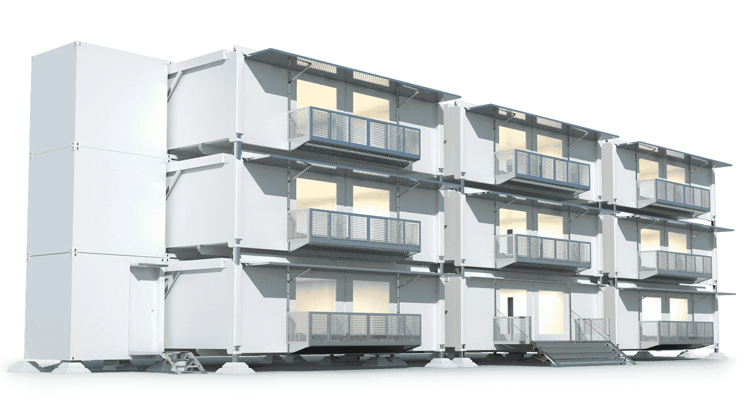 So large-scale unit blocks can be constructed