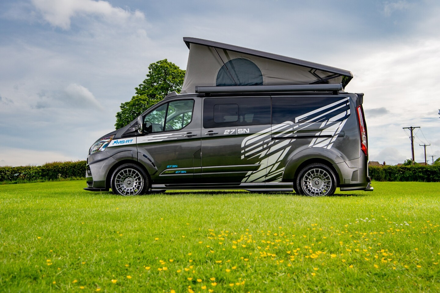 Ford Transit Custom campervan conversion combines sporty looks and luxury traveling