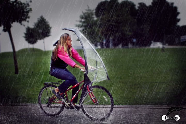 The LeafxPro aims to keep cyclists dry in a downpour