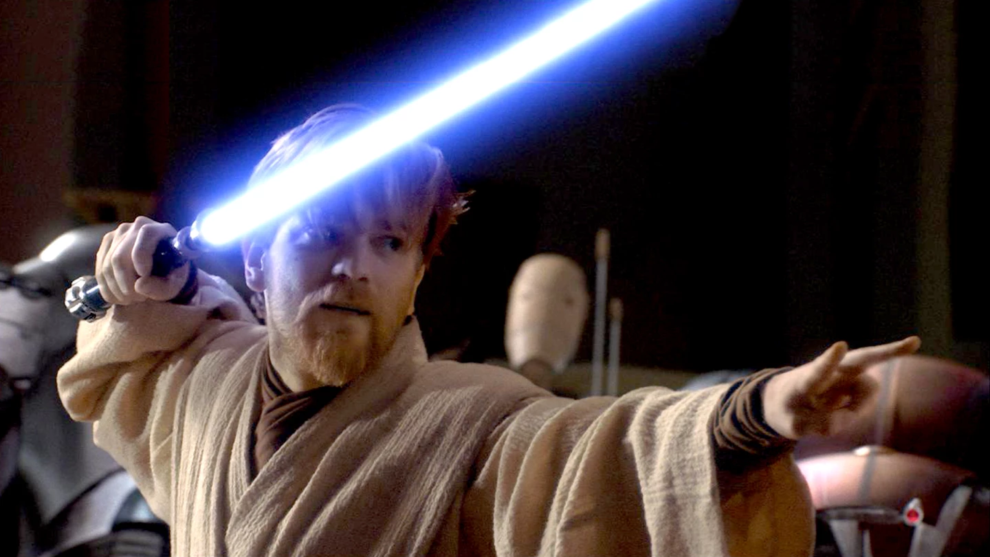 Obi-Wan Kenobi's (Ewan McGregor) hero lightsaber from George Lucas' Star Wars: Revenge of the Sith sold for $250,251 at Propstore on December 2, 2020