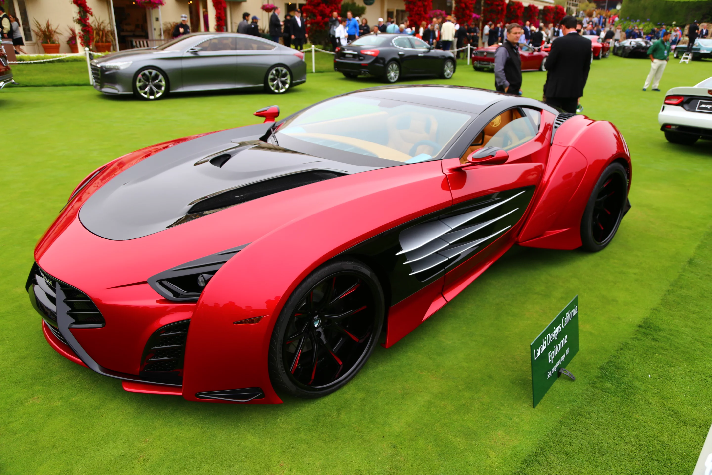 Laraki Epitome Concept made its world debut at the Pebble Beach Concours d'Elegance this past week (Photo: Angus MacKenzie/Gizmag.com)