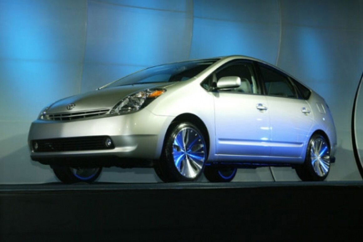 Toyota Prius hybrid petrol and electric vehicle