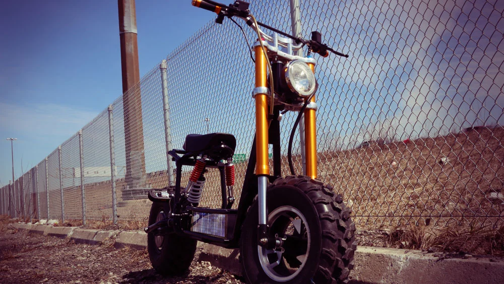 Several years in the making, the Beast features a solar-powered battery pack for eco-friendly off-road adventure
