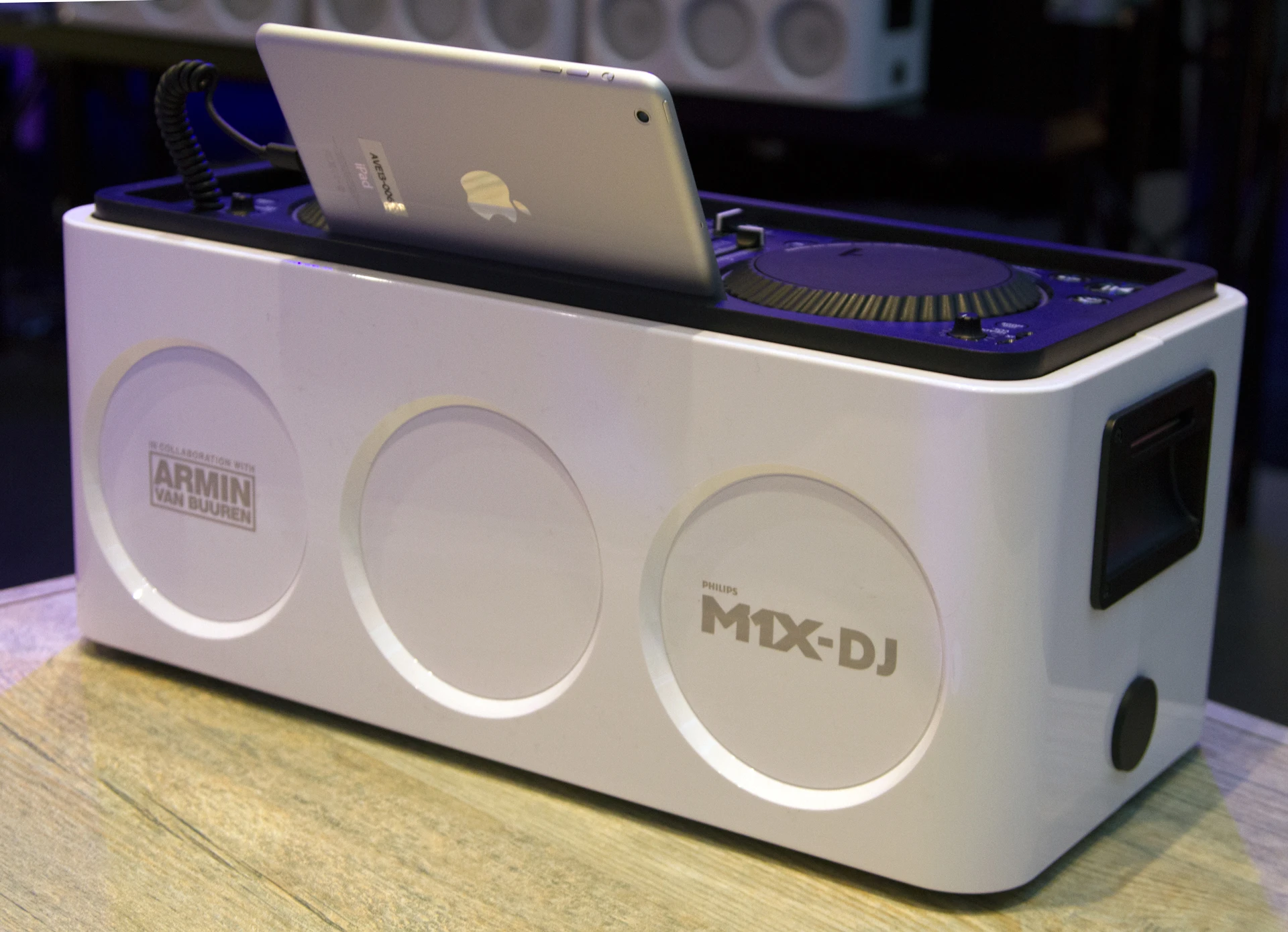 The M1X-DJ is billed as a ghettoblaster for the modern age