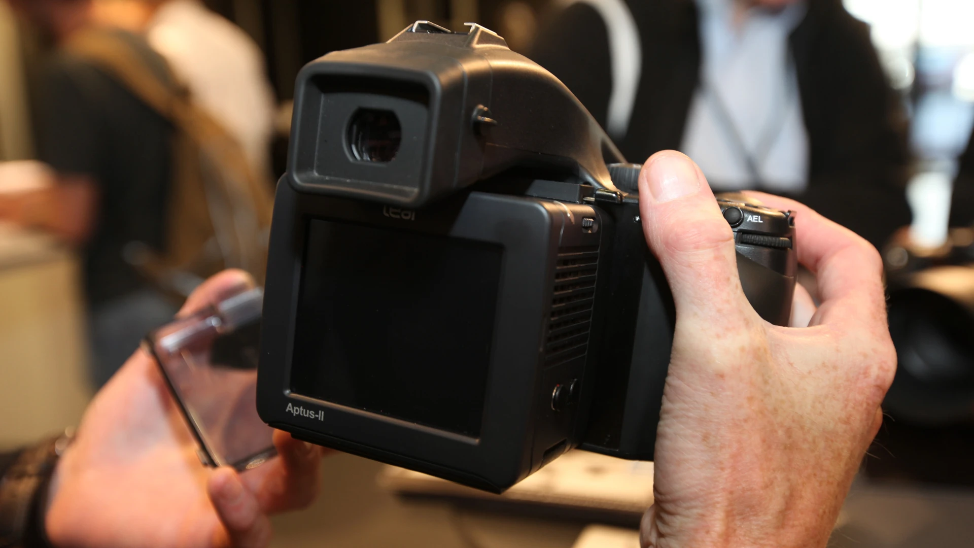 Leaf Aptus-II on the Phase One 645DF camera at Photokina 2010
