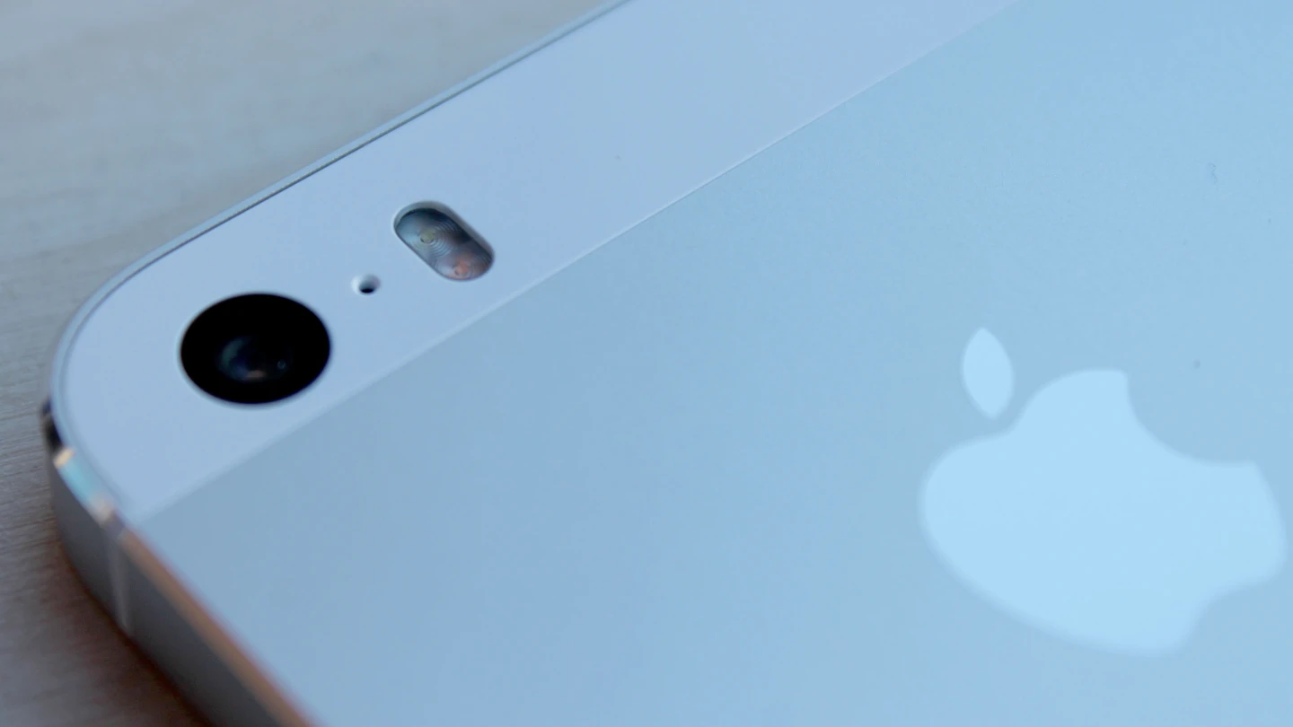 The iPhone 5s' camera has a dual-LED flash