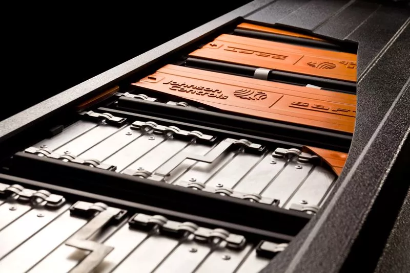 The ie:3's low-profile Saft battery pack