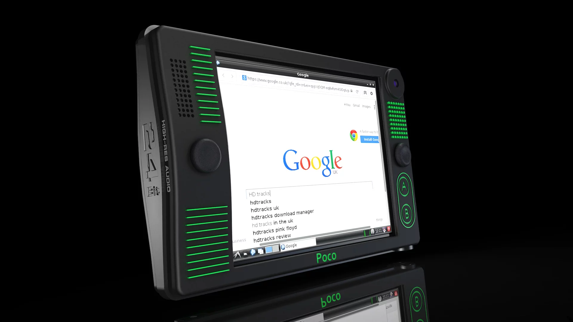 The Poco has an integrated Wi-Fi antenna