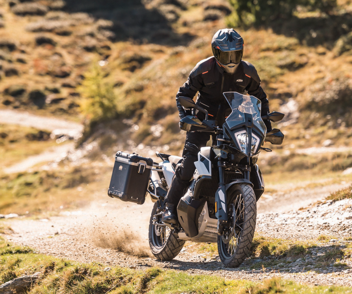 KTM 790 Adventure R: even fitted with luggage and more road oriented tires, the regular Adventure should still be a terrific soft-road tourer