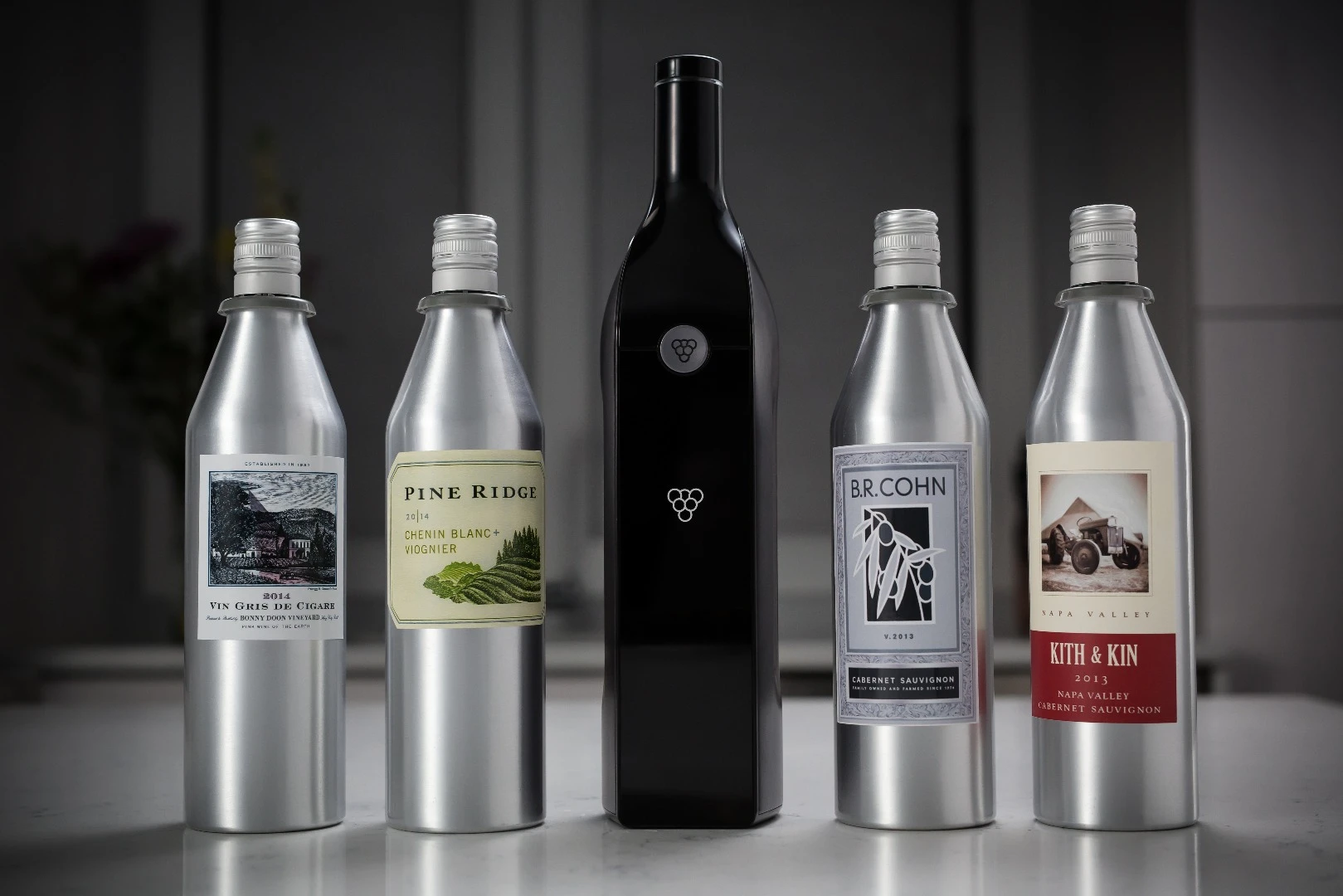 Kuvee works only with the company's special 750 ml wine canisters, which insert into the bottom of the Kuvee bottle