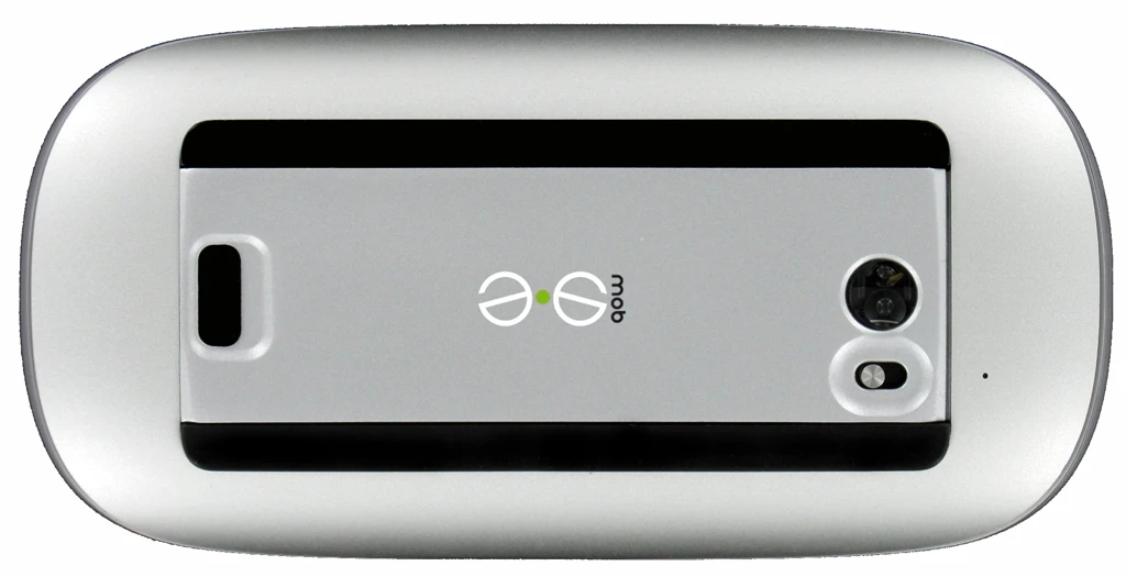 The Mobee Magic Charger battery in the Magic Mouse