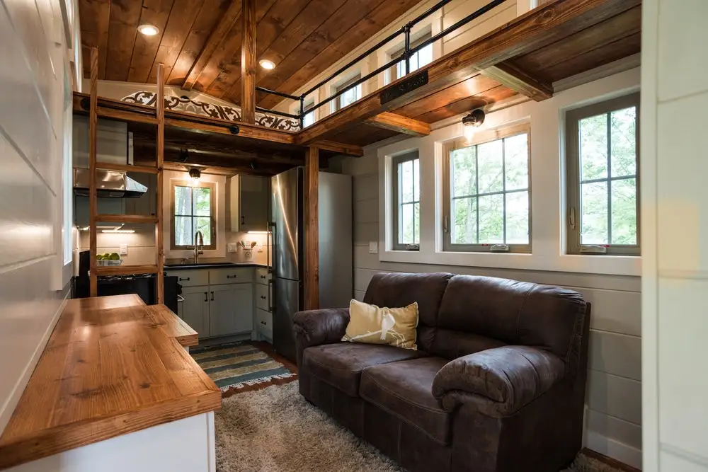 View to the kitchen from the Retreat's living room