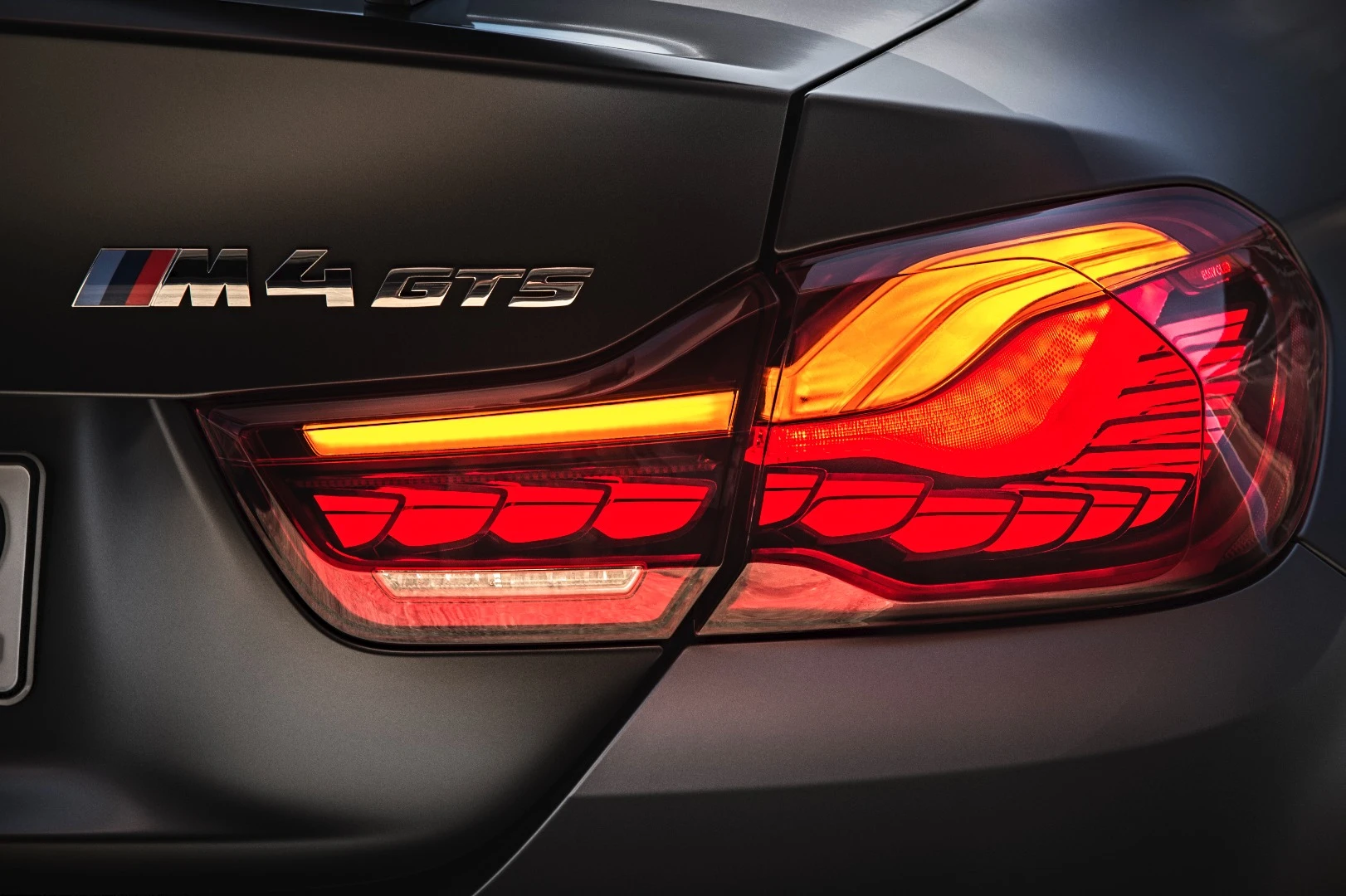 The GTS is the first production BMW to be fitted with OLED lights