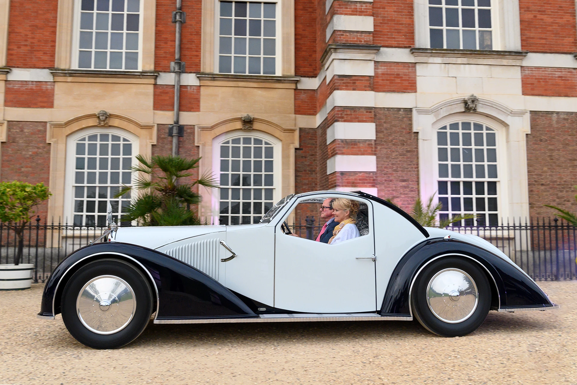 The 2021 Concours of Elegance presented by A. Lange & Söhne was held at Hampton Court Palace with the prestigious "Best in Show" award going to a unique art deco rolling sculpture known as the Voisin C-27 Aérosport of Merle and Peter Mullin. The Mullins have a collection of the finest French cars in the world including some priceless Bugattis, Citroens, Delahayes, Delages, and Peugeots. If you are in California, be sure to check out The Mullin Automotive Museum in Oxnard, California, US. Established in 2010, it displays over 100 vehicles from the collection