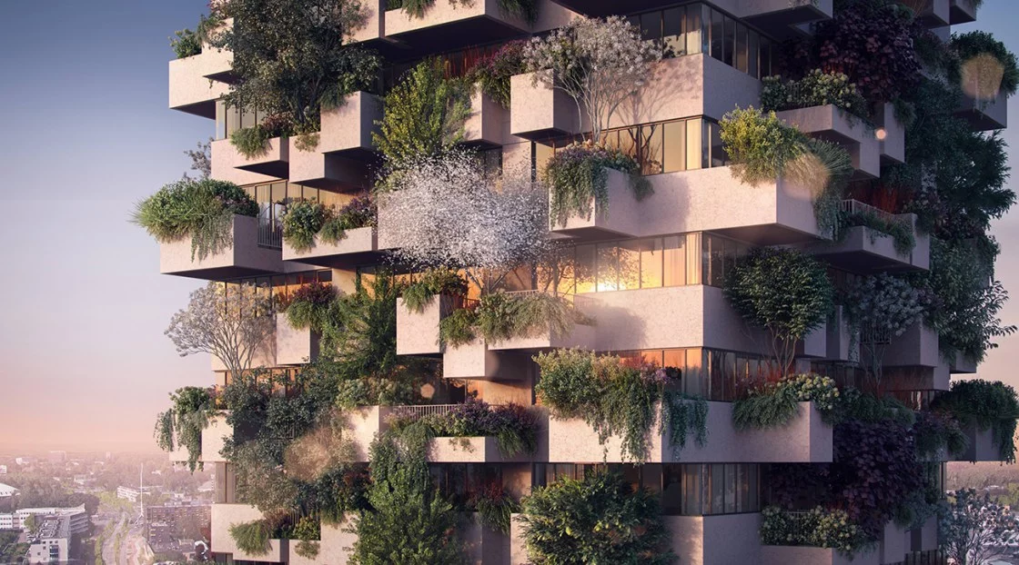 The Trudo Vertical Forest will be constructed in prefabricated in sections then assembled on site