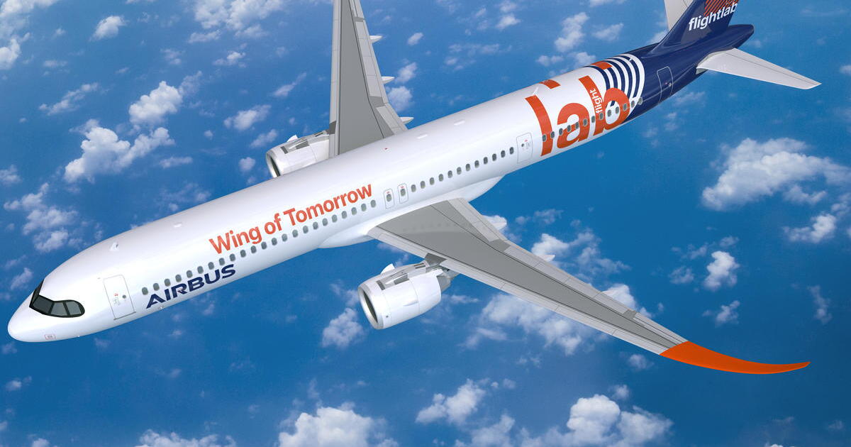 Airbus unveils 'Wing of Tomorrow' folding wings project